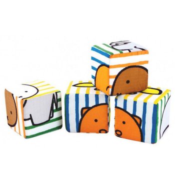 MIFFY - МЯГКИЕ КУБИКИ ДЛЯ СКЛАДЫВАНИЯ 4 ДЕТАЛИ (1 шт.)