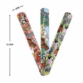 Слэп-браслет - Животные фермы (36 шт.)