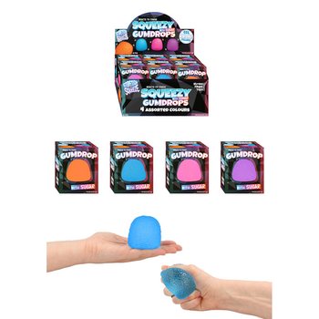 АНТИСТРЕСС SQUEEZE GUM DROP - С САХАРНЫМ НАПОЛНИТЕЛЕМ - В ДИСПЛЕЕ (12 шт.)