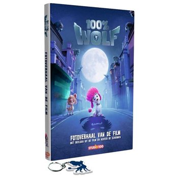 STUDIO 100 - КНИГА 100% ВОЛК - ТВЕРДЫЙ ПЕРЕПЛЕТ + БЕСПЛАТНЫЙ БРЕЛОК (20 шт.)
