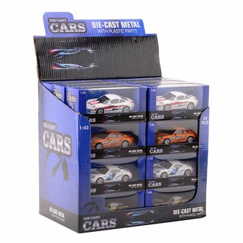 МОДЕЛИ МАШИН DIE CAST SUPER SPORT, МАСШТАБ 1:43 В ДИСПЛЕЕ (24 шт.)