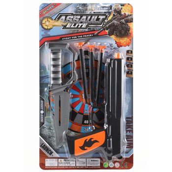 ASSAULT ELITE - Игрушечный Пистолет со Стрелами на Присосках и Ножом (6 шт.)