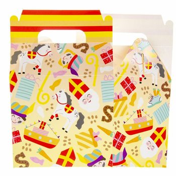 SINTERKLAAS КОРОБКА ДЛЯ МЕНЮ / ПОДАРОЧНАЯ КОРОБКА 14x10x17 см (12 шт.)