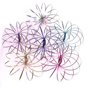 **ХИТ 2018** Магические кольца / Flow Rings - Кинетическое 3D кольцо - MULTI COLOR | НА КАРТЕ (10 шт.)