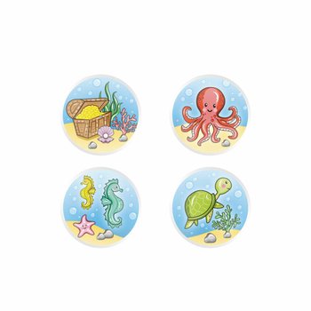 МИКС SEA LIFE / МОРСКИЕ ЖИТЕЛИ - МЯЧИ-ПОПРЫГУНЧИКИ Ø3.3 см (100 шт.)