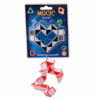 MAGIC SNAKE - 3D ГОЛОВОЛОМКА ЗМЕЙКА НА КАРТЕ (24 шт.)