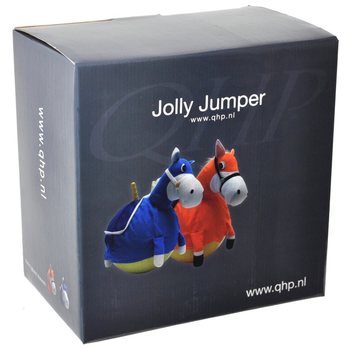 ДЕТСКИЙ МЯЧ ДЛЯ ПРЫЖКОВ ЛОШАДКА JOLLY JUMPER - СИНИЙ