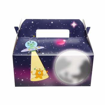 Коробки для детского меню Космос / Space - 22,5 x 12 x 9,5 см (24 шт.)