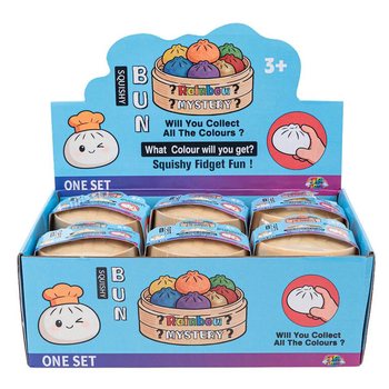 RAGE - Сквиши-дамплинги Squishy Bun БОЛЬШИЕ (8.5 x 8.5 x 4.8 см) - Вирусная игрушка-фиджет 2026 (12 шт.)