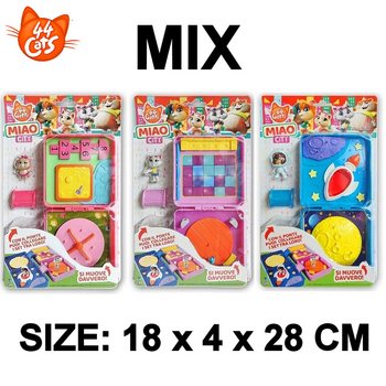 44CATS MIAO CITY НА БЛИСТЕРЕ - РАЗМЕР: 18x4x28 СМ - МИКС (40 шт.)