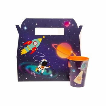 Коробки для детского меню Космос / Space - 22,5 x 12 x 9,5 см (24 шт.)
