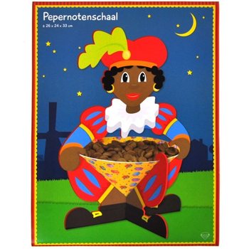Большая чаша для печенья Pepernoten Синтерклаас 26 x 24 x 33 см (6 шт.)
