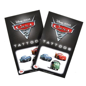 Набор из 3 детских татуировок Disney Тачки 2 (50 шт.)