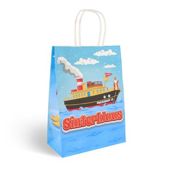 Бумажные подарочные пакеты &laquo;Святой Николай&raquo; (Sinterklaas) - 16x8x22 см (12 шт.)