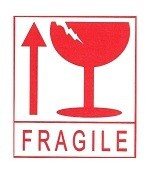 Наклейки FRAGILE / ОСТОРОЖНО СТЕКЛО (45 листов)