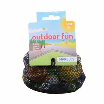 OUTDOOR FUN - ШАРЫ МАРБЛС В МЕШОЧКЕ, 500 ГРАММ (6 шт.)