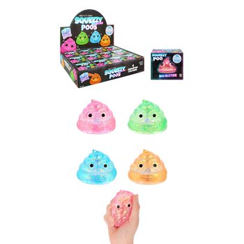 СКВИШ-КАКАШКА С БЛЕСТЯЩИМ НАПОЛНИТЕЛЕМ SUGAR GEL - МИКС ЦВЕТОВ - В ДИСПЛЕЕ (12 ШТ.)