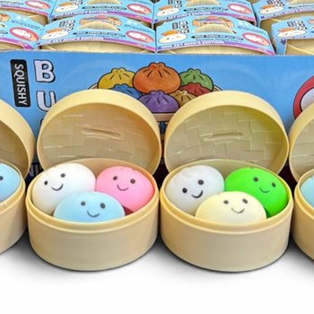 RAGE - Сквиш MINI&rsquo;S EDITION Мини-Хинкали Bun Dumplings (5.3 x 5.3 x 4.1 см) Вирусный антистресс 2026 (24 шт.)