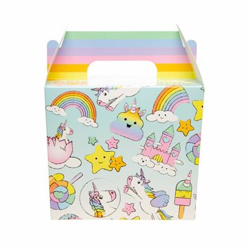 Коробочка для Детского Меню / Подарочная Коробка Единорог 14x10x17 см (12 шт.)