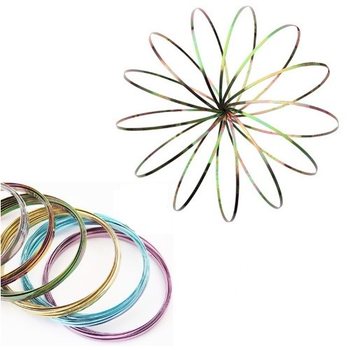 **ХИТ 2018** Магические кольца / Flow Rings - Кинетическое 3D кольцо - MULTI COLOR | НА КАРТЕ (10 шт.)
