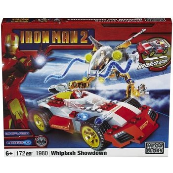 Конструктор MEGA BLOKS Iron Man 2 Whiplash Showdown - 1980
