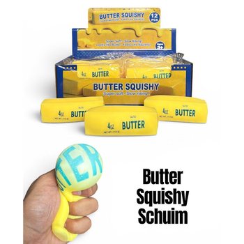 RAGE - SQUISHY BUTTER / СЛИВОЧНОЕ МАСЛО - ПЕННОЕ НАПОЛНЕНИЕ - SLOW RISING - Разм. 11x4x4 см - В ДИСПЛЕЕ (12 шт.)