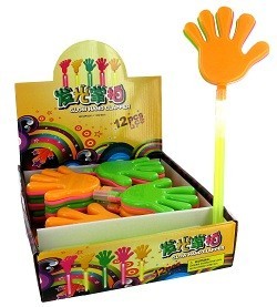 Светящиеся Ладошки-Трещотки Glow Stick (12 шт.)