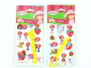 Переводные наклейки / Тату Strawberry Shortcake (24 шт.)