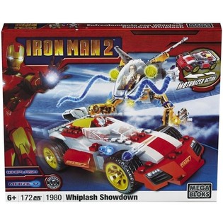 Конструктор MEGA BLOKS Iron Man 2 Whiplash Showdown - 1980