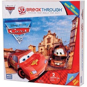 Megapuzzles Breakthrough 3D Тачки 2 (Cars) - 50671AEG