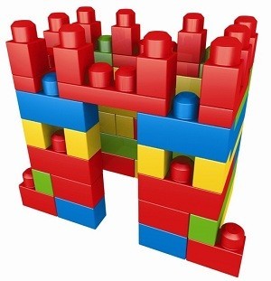 Конструктор MEGA BLOKS в Сумке (70 Деталей) - 8309