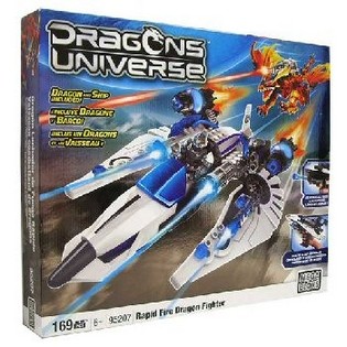 Mega Bloks Dragon Battle - Боевой Истребитель и Дракон
