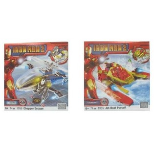MEGABLOKS Iron Man 2 Транспорт и фигурка
