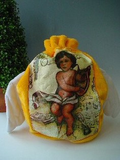 Большой подарочный мешок с крыльями ангела (2 шт.)