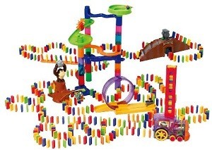 PLAYGO - Роскошный Игровой Набор Домино с Поездом - 500 дет.