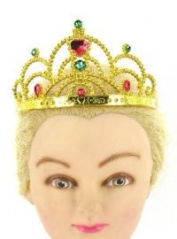 ЗОЛОТЫЕ КОРОНЫ С БЛЕСТЯЩИМИ КАМНЯМИ (12 шт.)