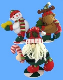 Роскошные Рождественские Фигурки на Подставке (4 шт.)
