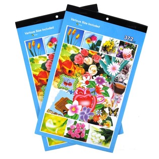 Книжки с Наклейками Цветы (12 шт.) *** РАСПРОДАЖА - ПЛОХО ДЕРЖАТСЯ! ***