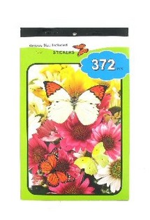 Книжки с наклейками Модель: Бабочки (12 шт.)