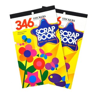 Книжки с наклейками SCRAP BOOK (12 шт.)