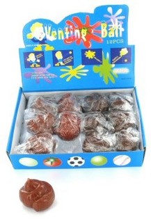 Липкая Собачья Какашка в Дисплее (12 шт.)