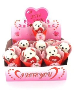 МИШКА I LOVE YOU В ДИСПЛЕЕ (12 шт.)