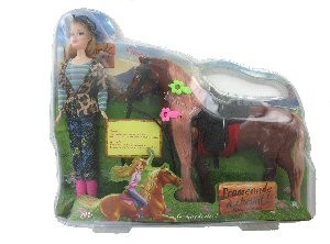 Игровой набор Кукла с лошадью