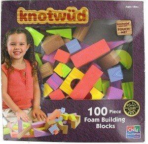 KNOTWUD 100 Пенных Строительных Блоков (4 шт.)
