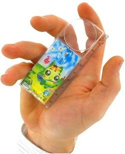 Линейка со Встроенной Лупой и Игрой (100 шт.)