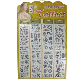 ТАТУ-СТИКЕРЫ НА КАРТЕ (24 шт.)