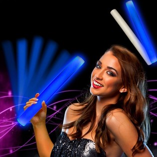 Светодиодная Поролоновая Палочка Синяя - Party Stick (24 шт.)