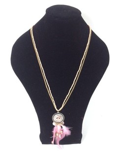 Ожерелье в стиле Ибица Peace Лососевый (1 шт.)