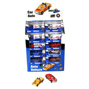 Металлические машинки Die-Cast в дисплее (36 шт.)
