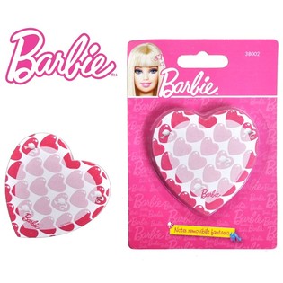 БЛОКНОТ BARBIE В ФОРМЕ СЕРДЦА НА КАРТЕ (6 шт.)